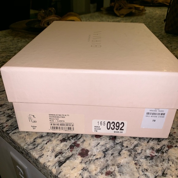 **SOLD**Alexandre Birman Clarita Nude Tie Sandals - Picture 8 of 8